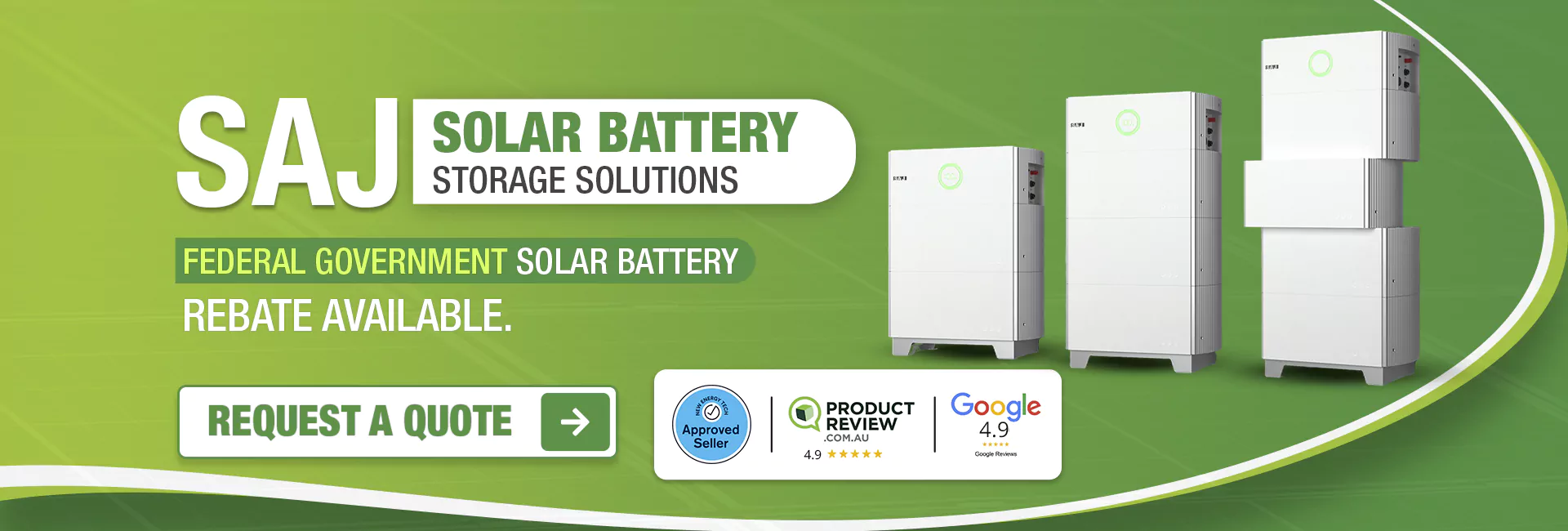 SAJ BATTERY Banner