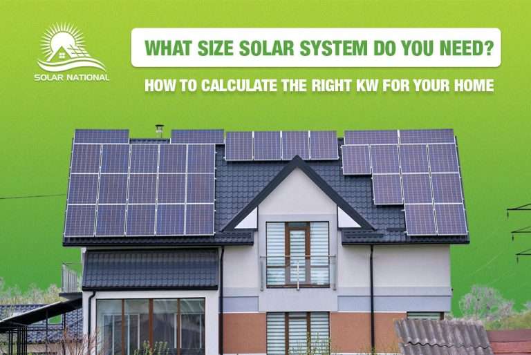 What Size Solar System Do You Need? How to Calculate the Right kW for ...